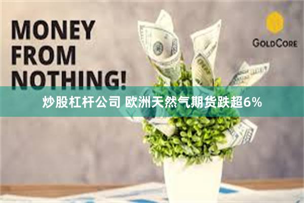 炒股杠杆公司 欧洲天然气期货跌超6%