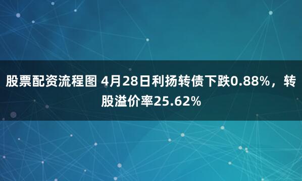 股票配资流程图 4月28日利扬转债下跌0.88%，转股溢价率25.62%